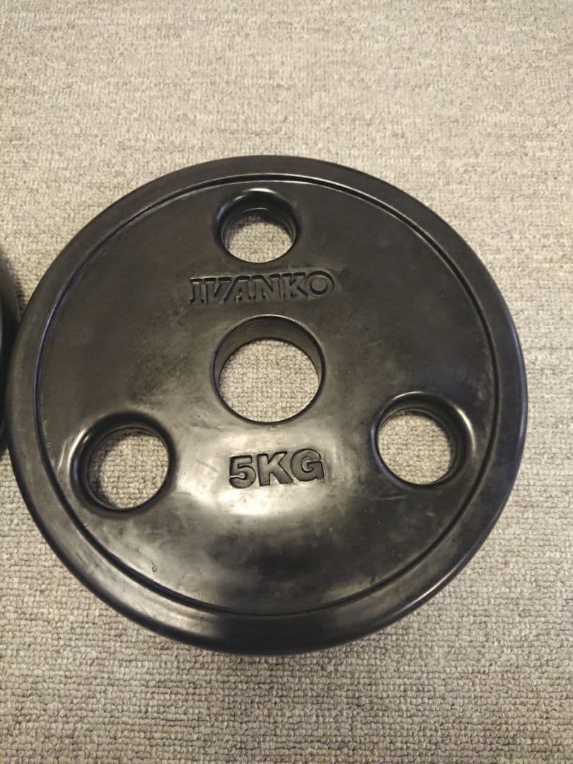 IVANKO 5KG オリンピックラバープレート 2枚セット