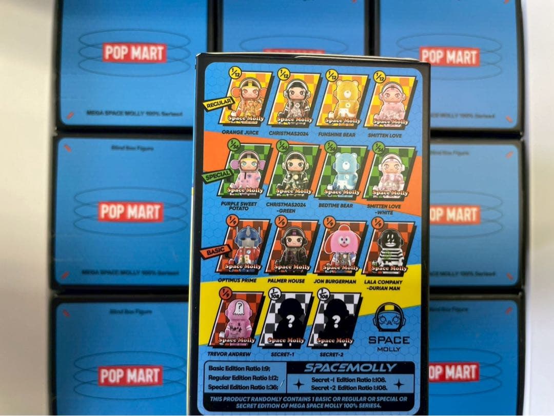 新品未開封　正規品Pop Mart Mega Molly ３個　シリーズ4