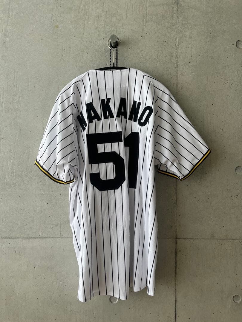 阪神タイガース　Tigers NAKANO 51 ユニフォーム Lサイズ