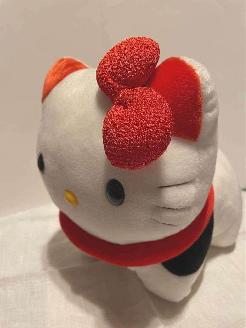 ハローキティ　狛犬　ぬいぐるみ　サンリオ　Sanrio 招き猫　縁起物 レア