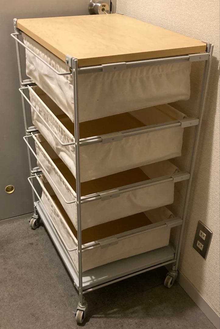 無印良品　 スチール　収納　引き出し　MUJI 帆布 ユニットシェルフ