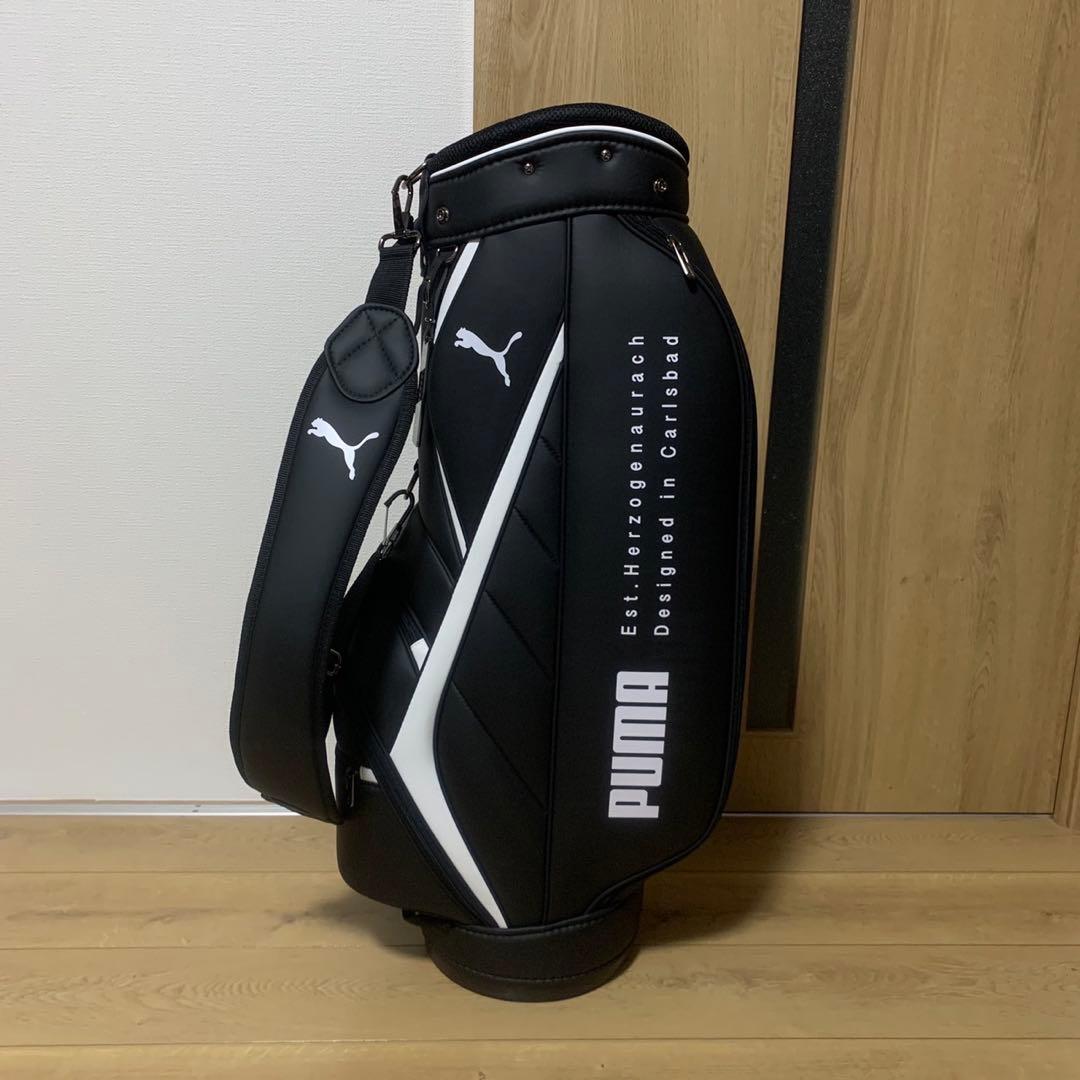 美品 プーマ PUMA ベーシック23CB キャディバッグ ブラック