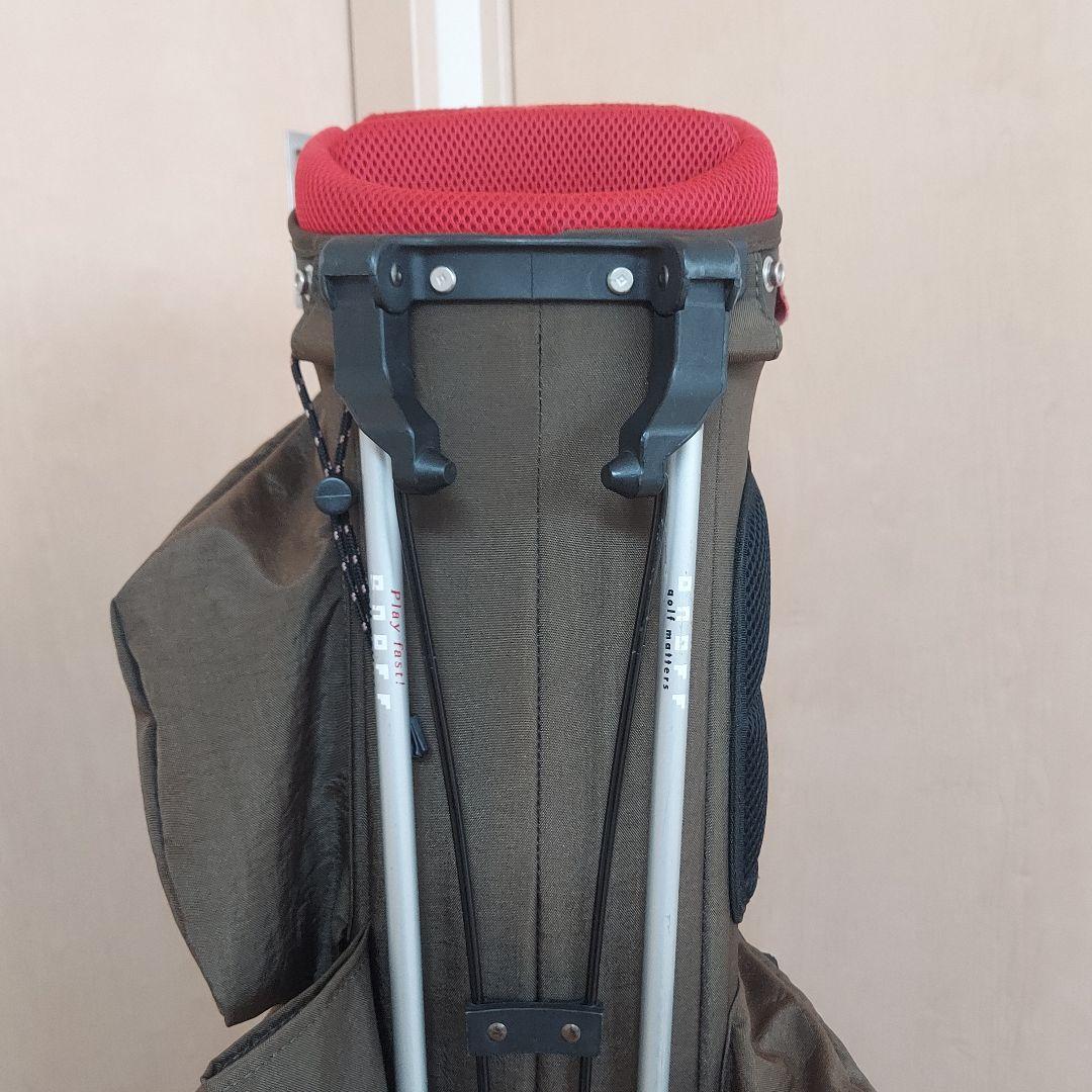 ONOFF オノフ 軽量 キャディバック スタンド オリーブグリーン★良品