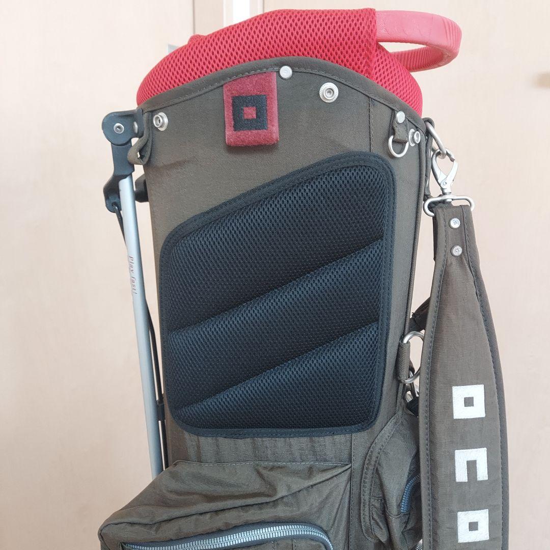 ONOFF オノフ 軽量 キャディバック スタンド オリーブグリーン★良品