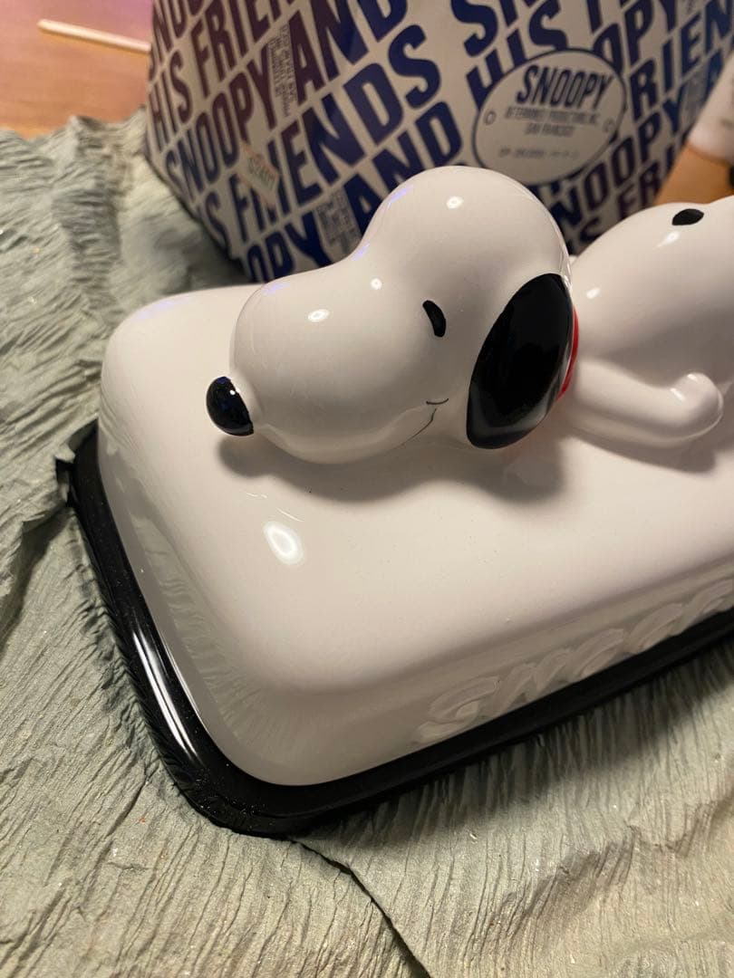 ⭐︎価格交渉可⭐︎スヌーピー　陶器　バターケース