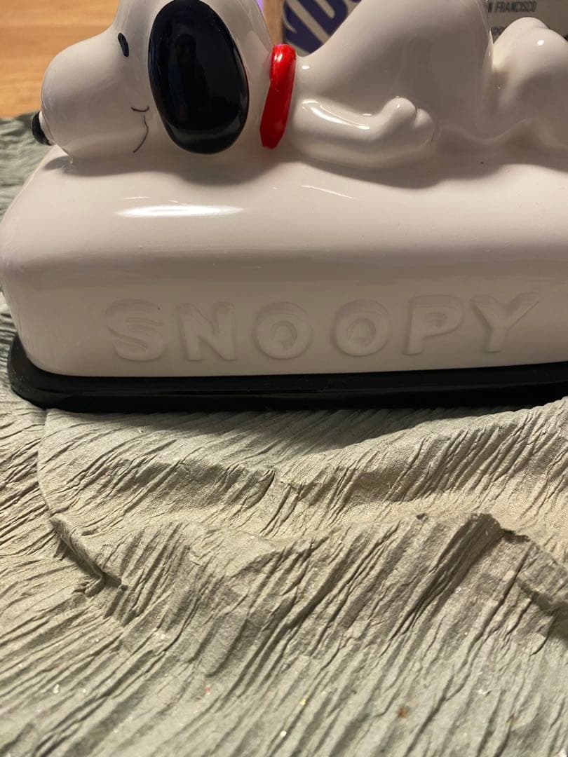 ⭐︎価格交渉可⭐︎スヌーピー　陶器　バターケース
