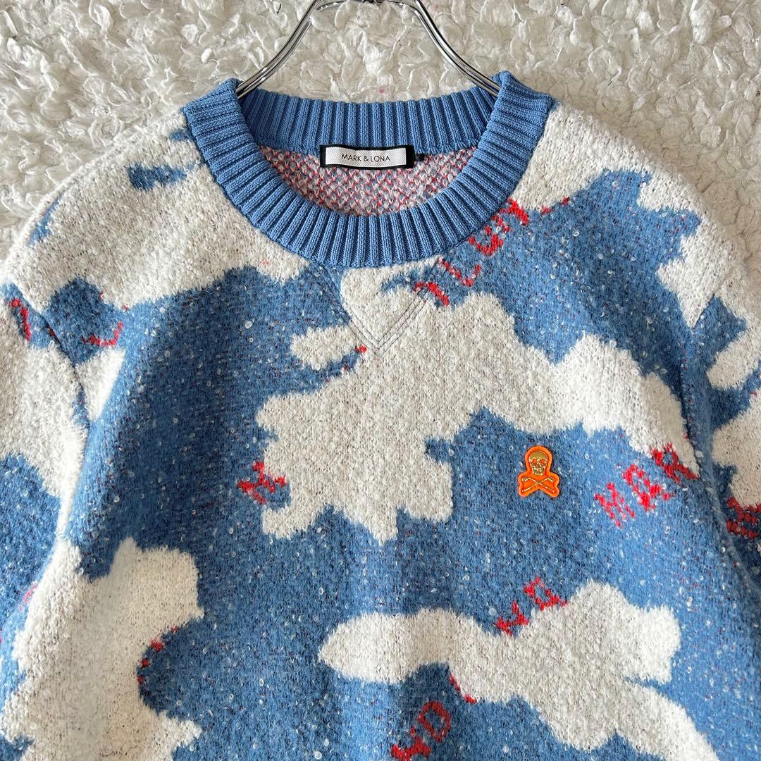 美品 マークアンドロナ Skywalker Crew Sweater ニット