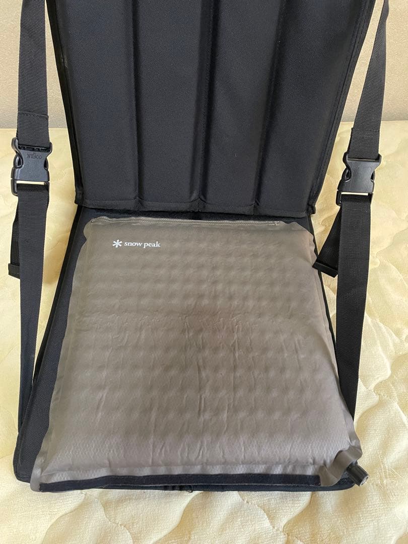 スノーピークグランドパネルチェア LV115廃盤品　マット&ピロー