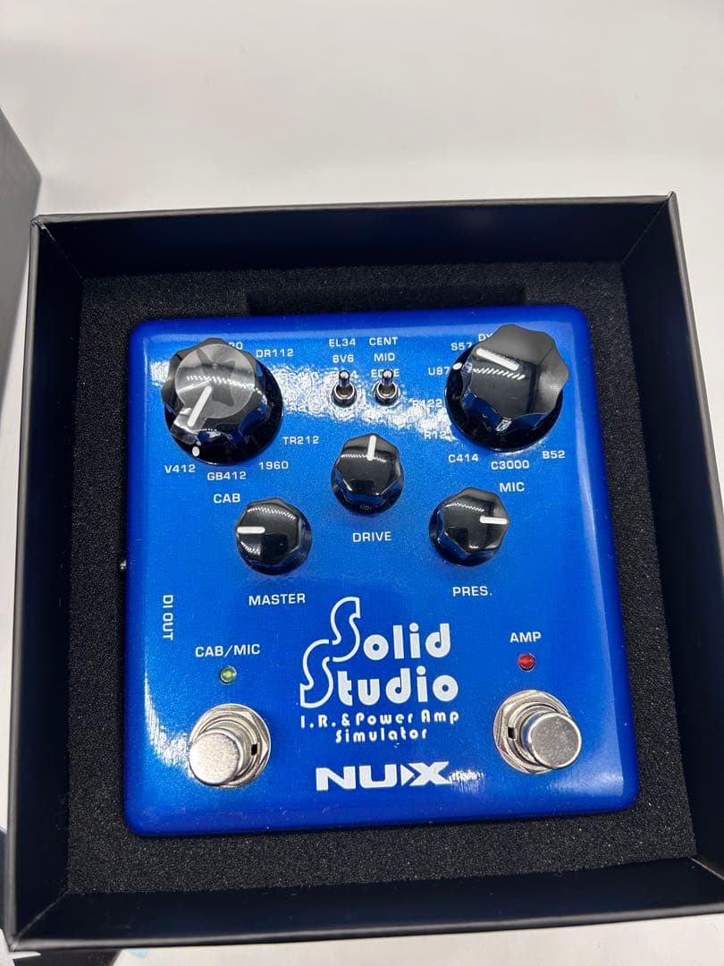 NUX Solid Studio I.R. パワーアンプシュミレーター