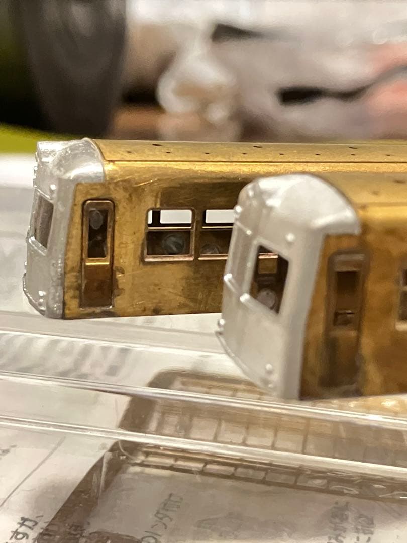Nゲージ kitcheN キッチン 金時2300特急4連　真鍮キット仕掛品