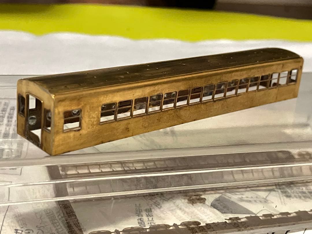 Nゲージ kitcheN キッチン 金時2300特急4連　真鍮キット仕掛品