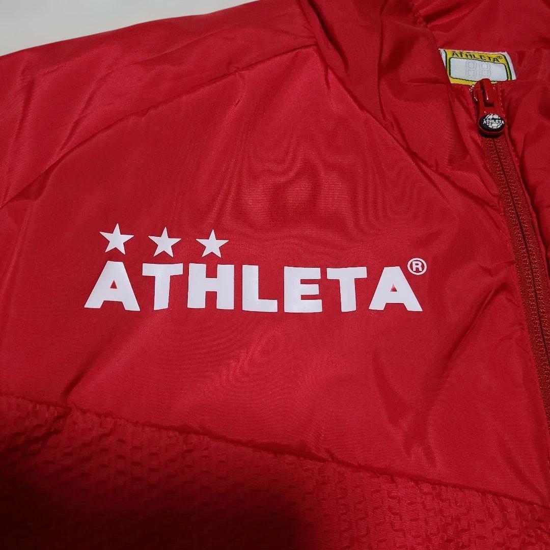 美品 ATHLETA 中綿 ジャンパージャケット　ウィンドブレーカー　O　赤
