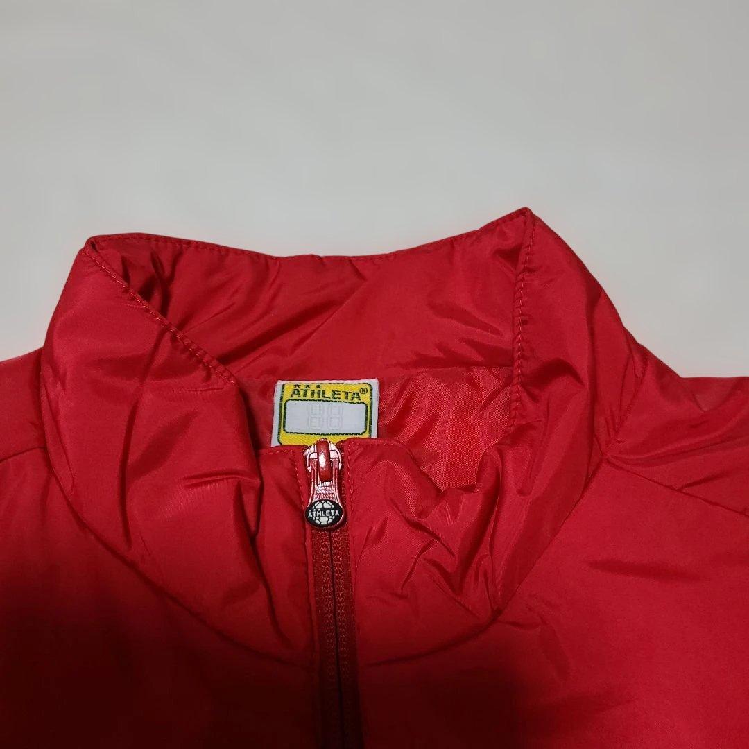 美品 ATHLETA 中綿 ジャンパージャケット　ウィンドブレーカー　O　赤