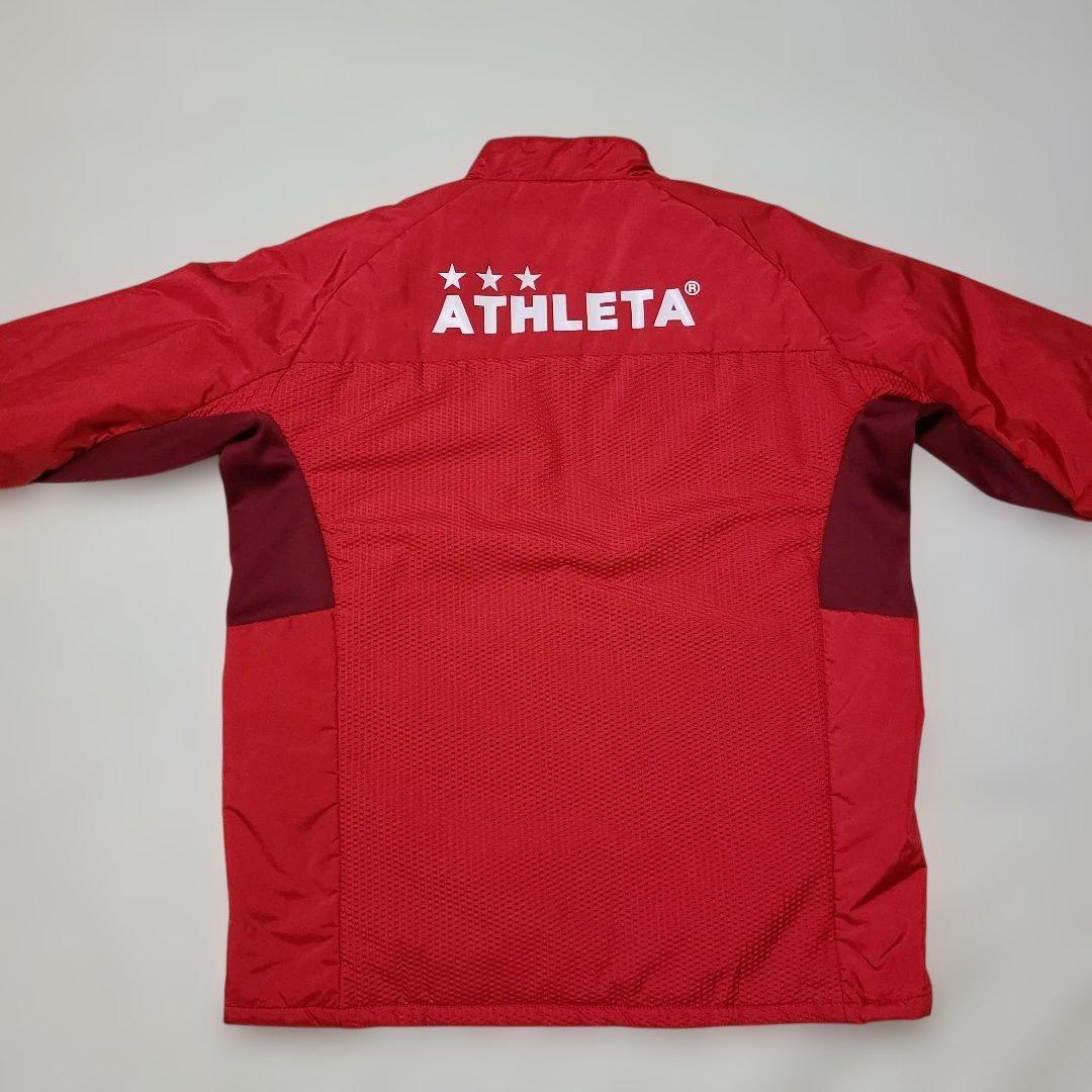 美品 ATHLETA 中綿 ジャンパージャケット　ウィンドブレーカー　O　赤