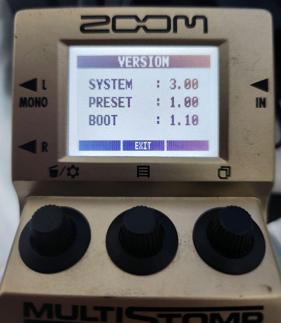 最終値下げ！　エフェクター ZOOM MS-50G GOLD