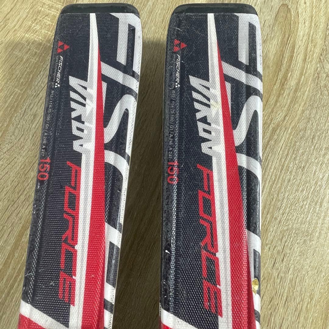 FISCHER150cm ROSSIGNOL24.5cmストック105cmセット