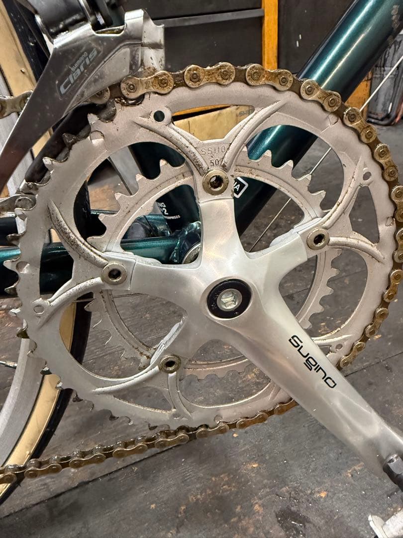 中古車　ロードバイク　FUJI Ballad K　クロモリフレーム　16段変速