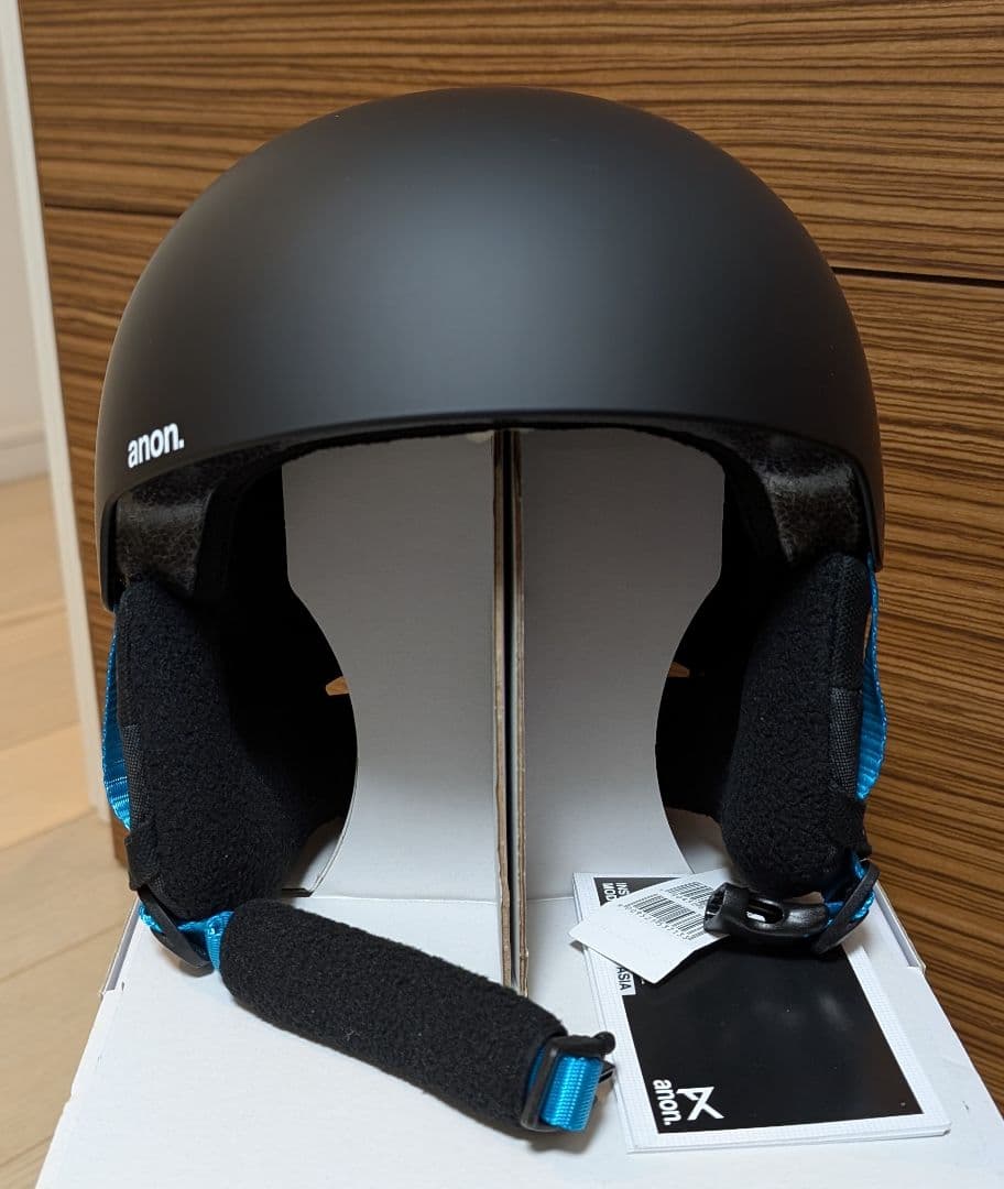 新品 anon RAIDER 3 ASIA サイズМ マットブラック×ブルー