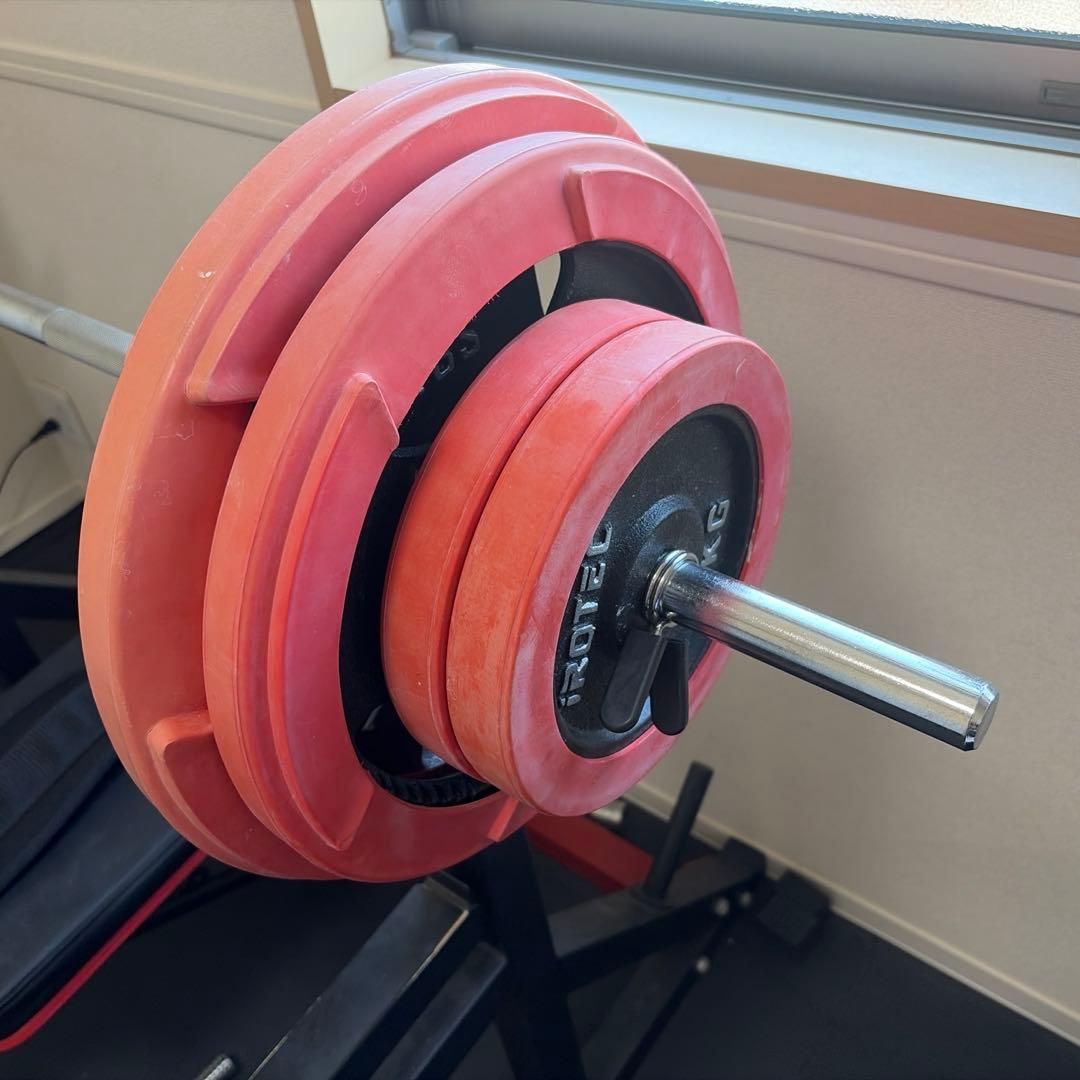 【引取限定】ベンチプレスセット一式 IROTEC 100kg