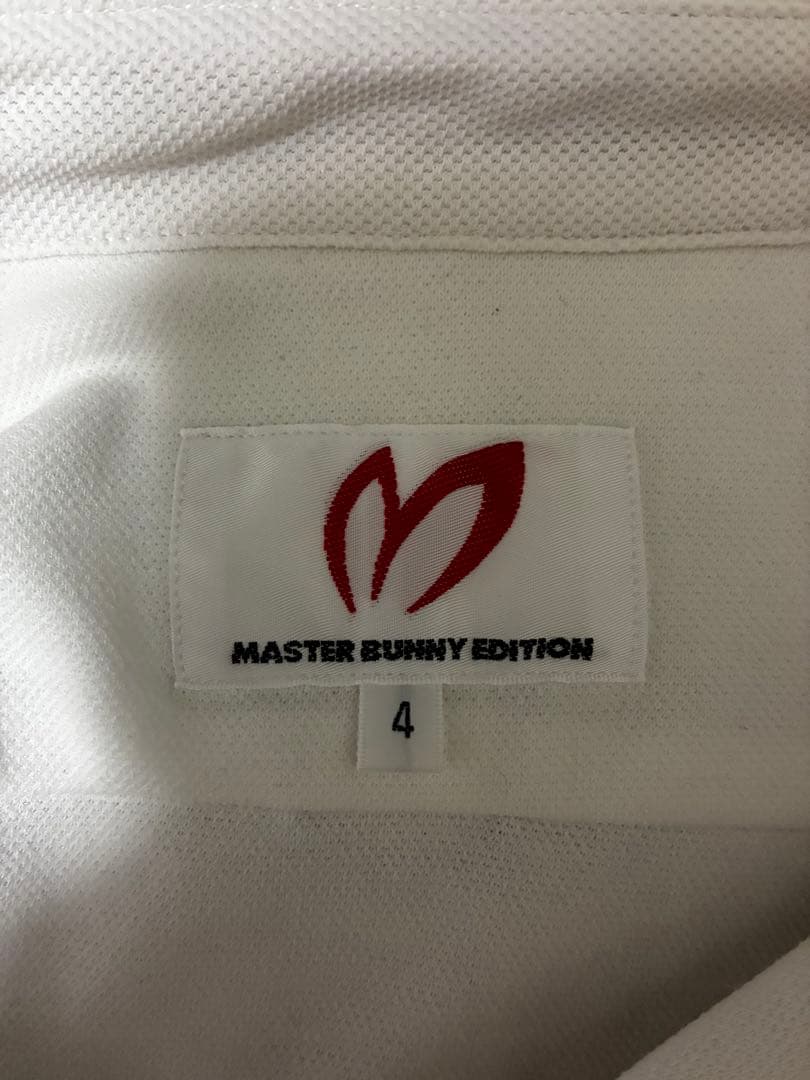 MASTER BUNNY EDITION 長袖ポロシャツ サイズ4 グレー