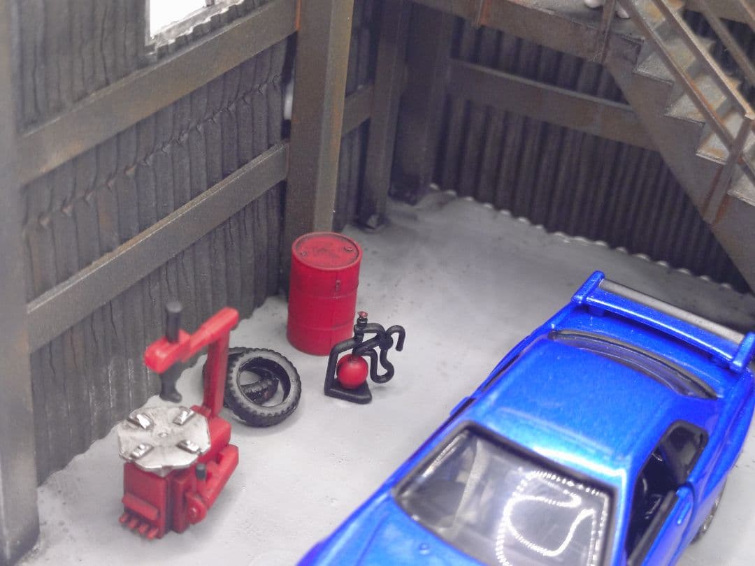 トミカ ガレージジオラマ フルスクラッチ