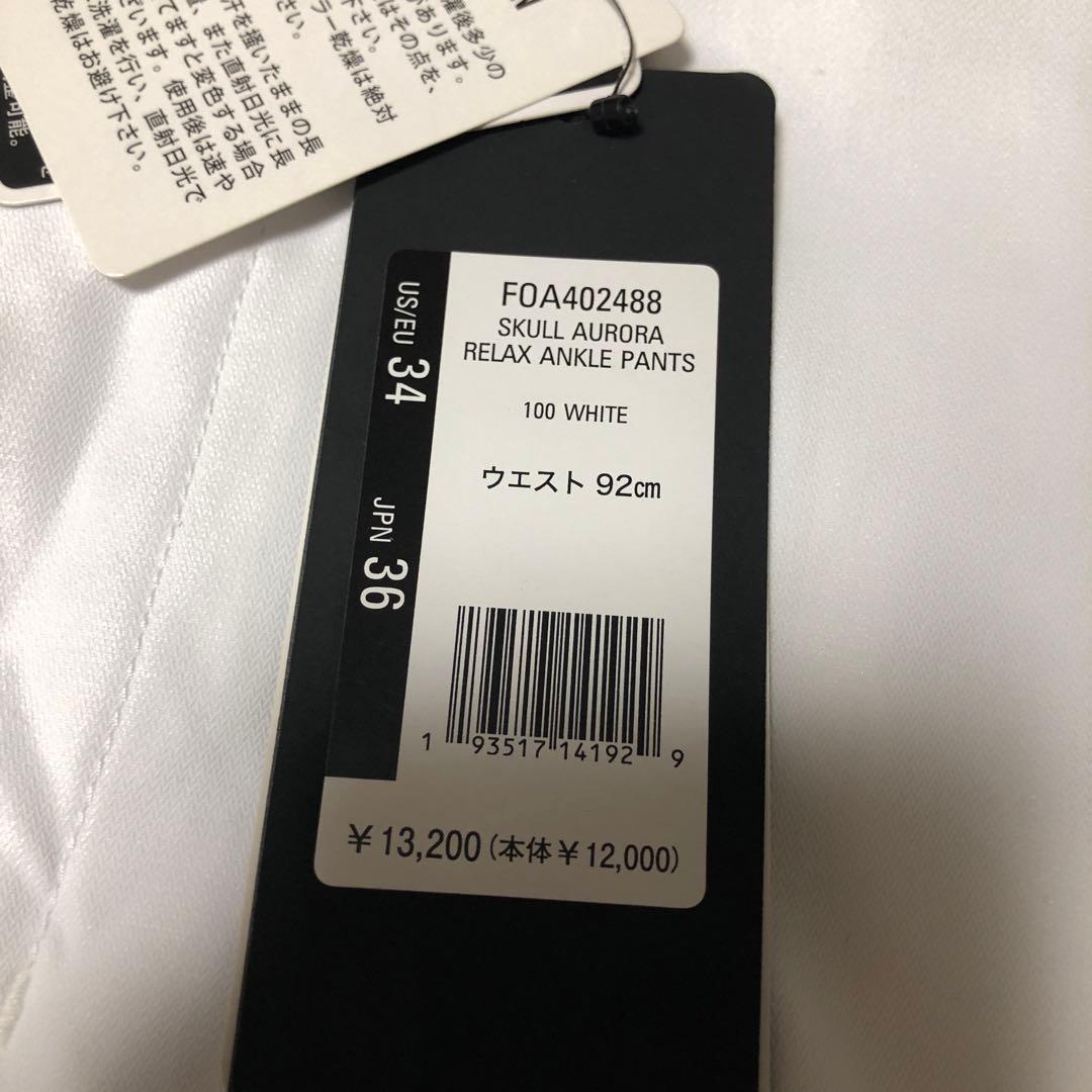 新品　OAKLEY ゴルフパンツ　ストレッチテーパードパンツ　ホワイト　36