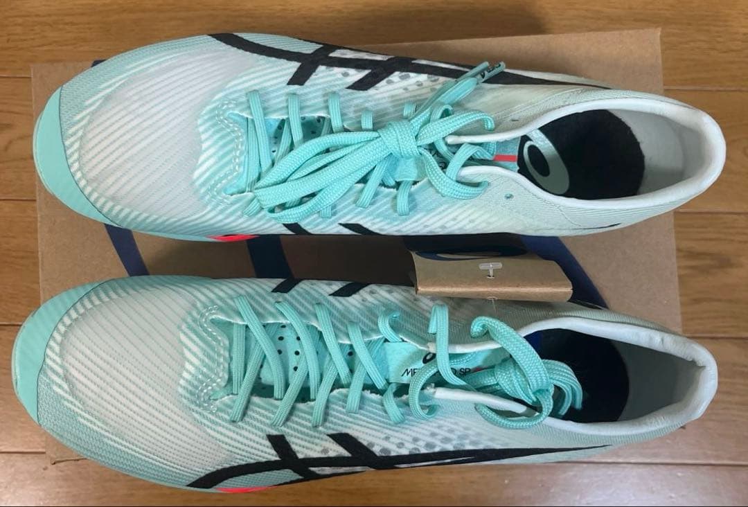 スパイク・シューズ asics SPEED SP Mint/Black 26.0cm
