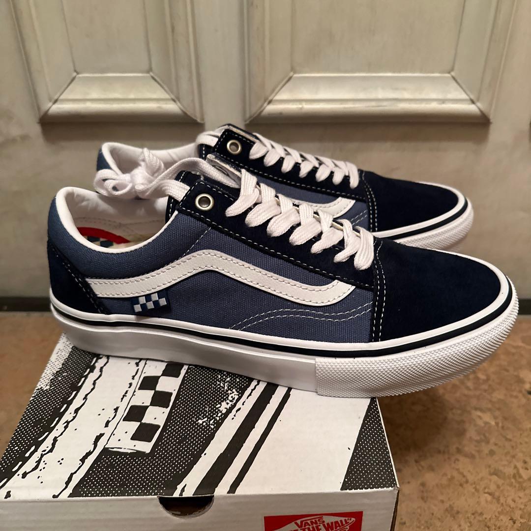 スケートボード Vans Skate Old Skool Navy/White 7.0 MN