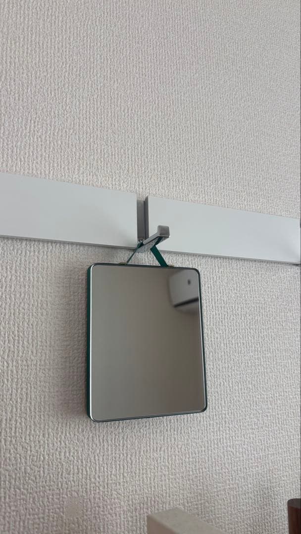 【廃盤品】HAY ヘイ　RUBAN 2点セット　壁掛けミラー　レッド　グリーン