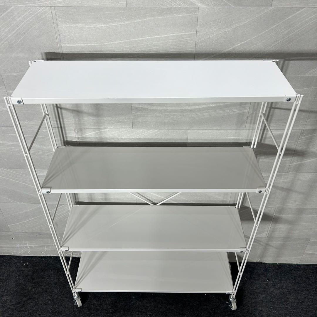無印 スチールシェルフ スチール棚セット 小 幅84cm シンプル d3771