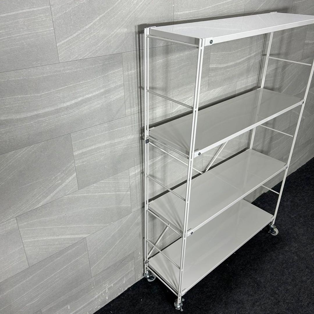 無印 スチールシェルフ スチール棚セット 小 幅84cm シンプル d3771