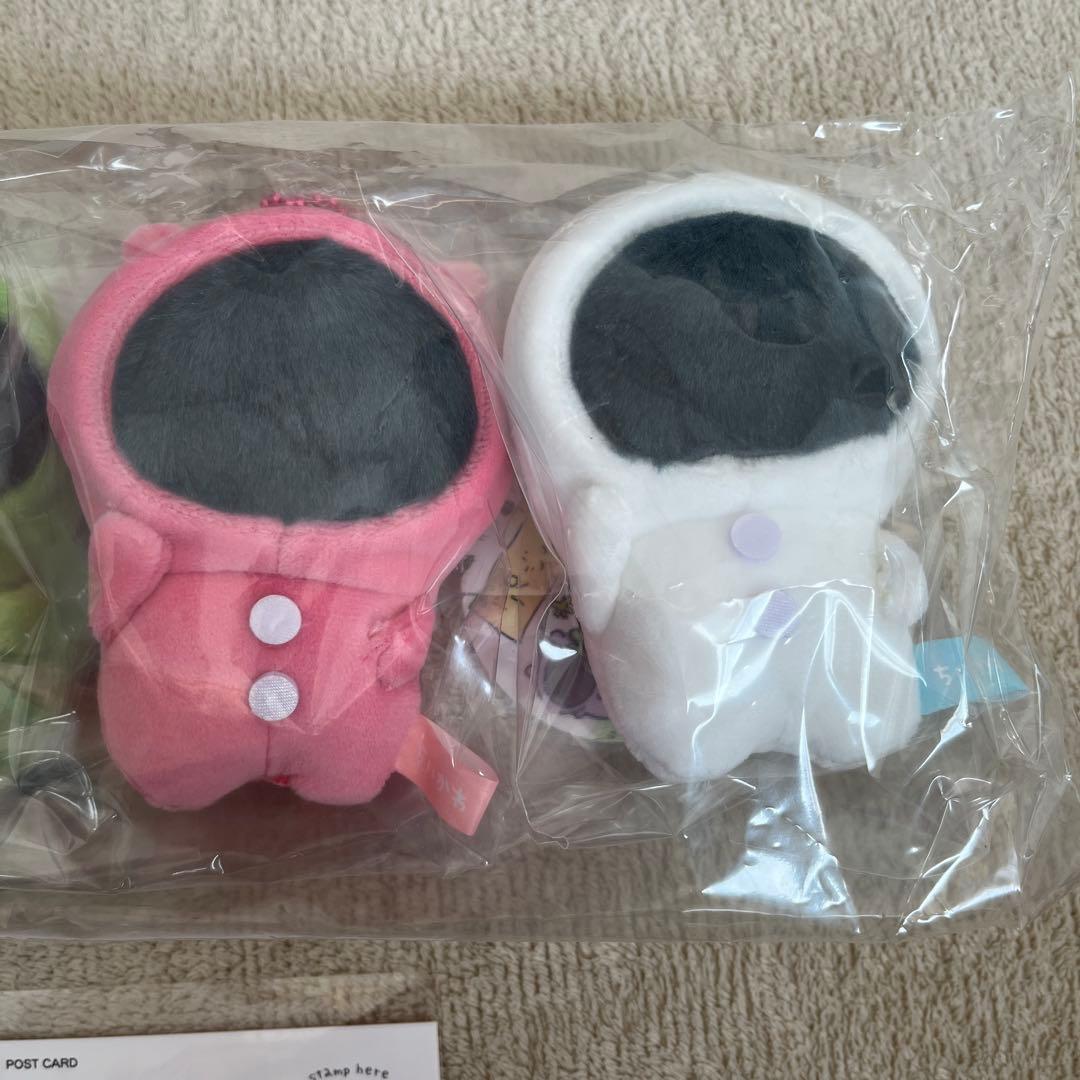ちいかわ　パジャマパーティーズ　セット　 ぬいぐるみ　マスコット　ポストカード