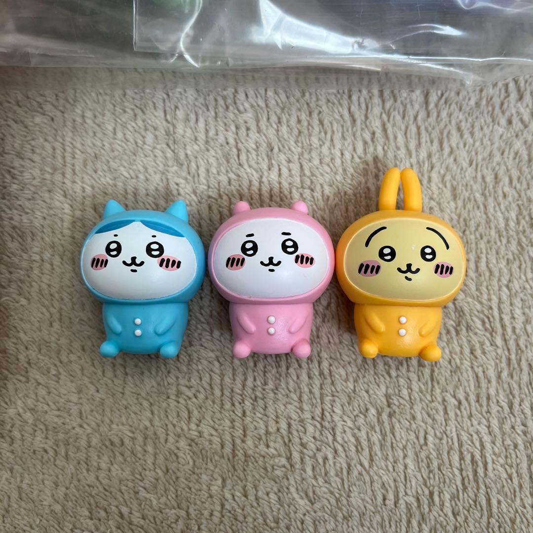 ちいかわ　パジャマパーティーズ　セット　 ぬいぐるみ　マスコット　ポストカード