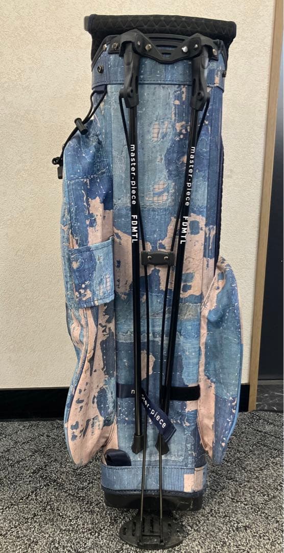 FDMTL x master-piece GOLF キャディーバッグ・デニム柄