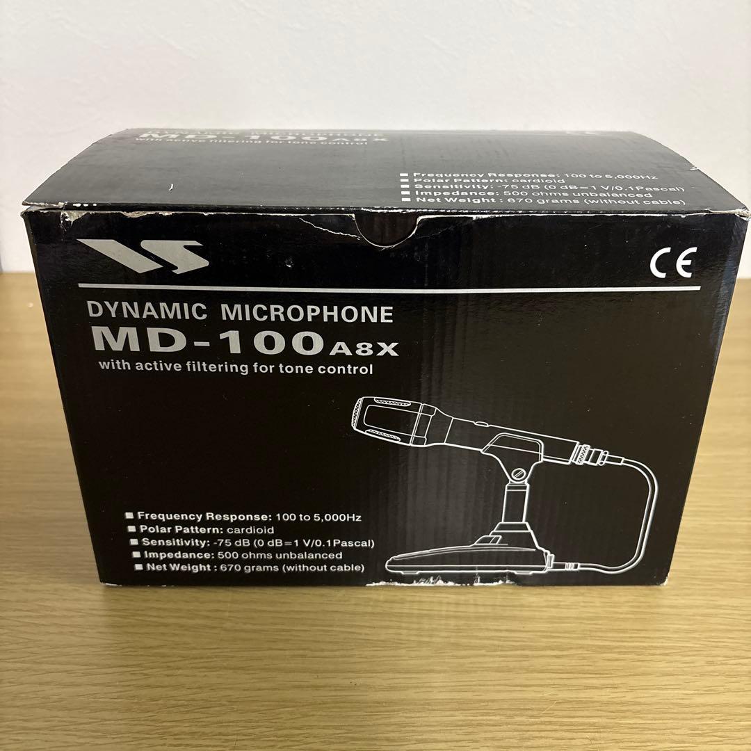 【未使用品】 YAESU MD-100A8X 八重洲無線 ダイナミックマイク