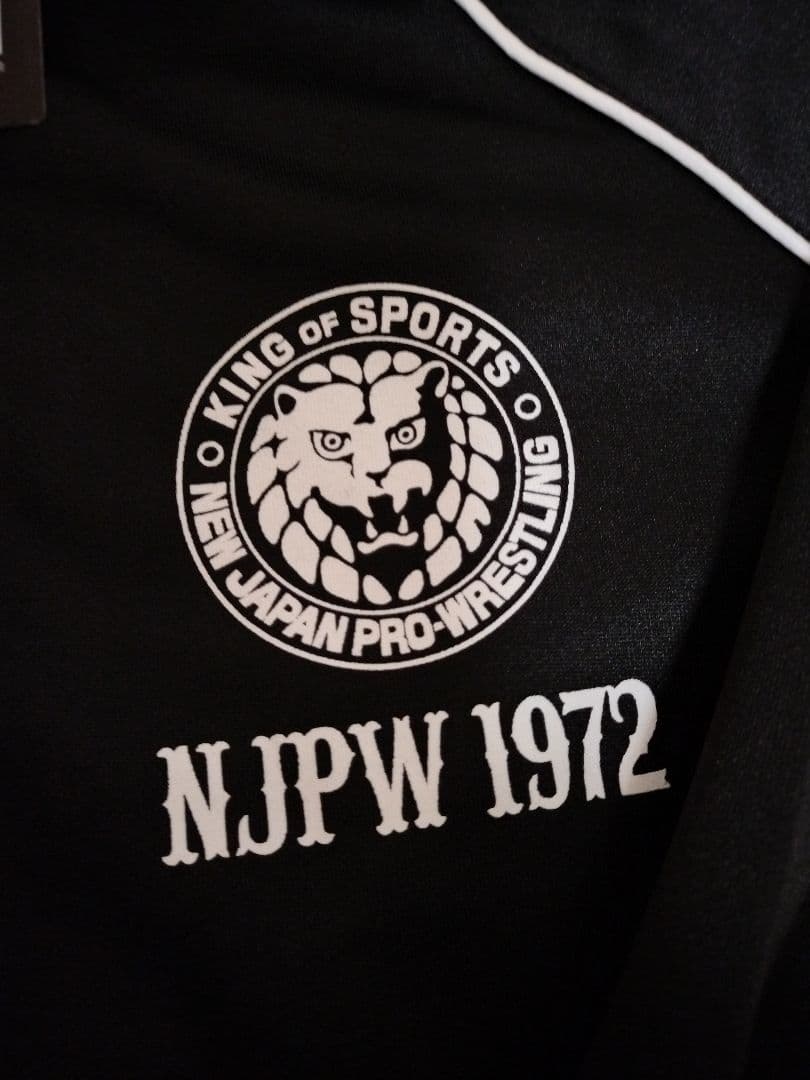 新日本プロレス ジャージ上下セット L ブラック