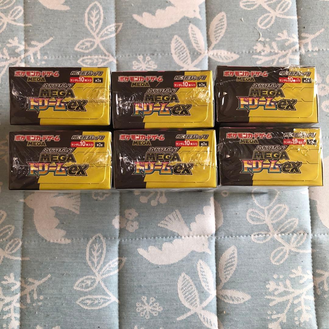 ポケモンカード MEGAドリームex 6BOX シュリンク付き 未開封