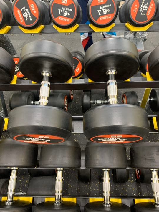 ラバーダンベル　17.5kg  2２.5kg 各2個