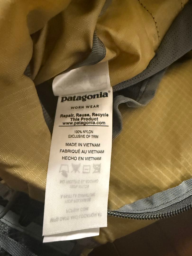 patagonia フィッシングベスト イエロー/グレー　希少