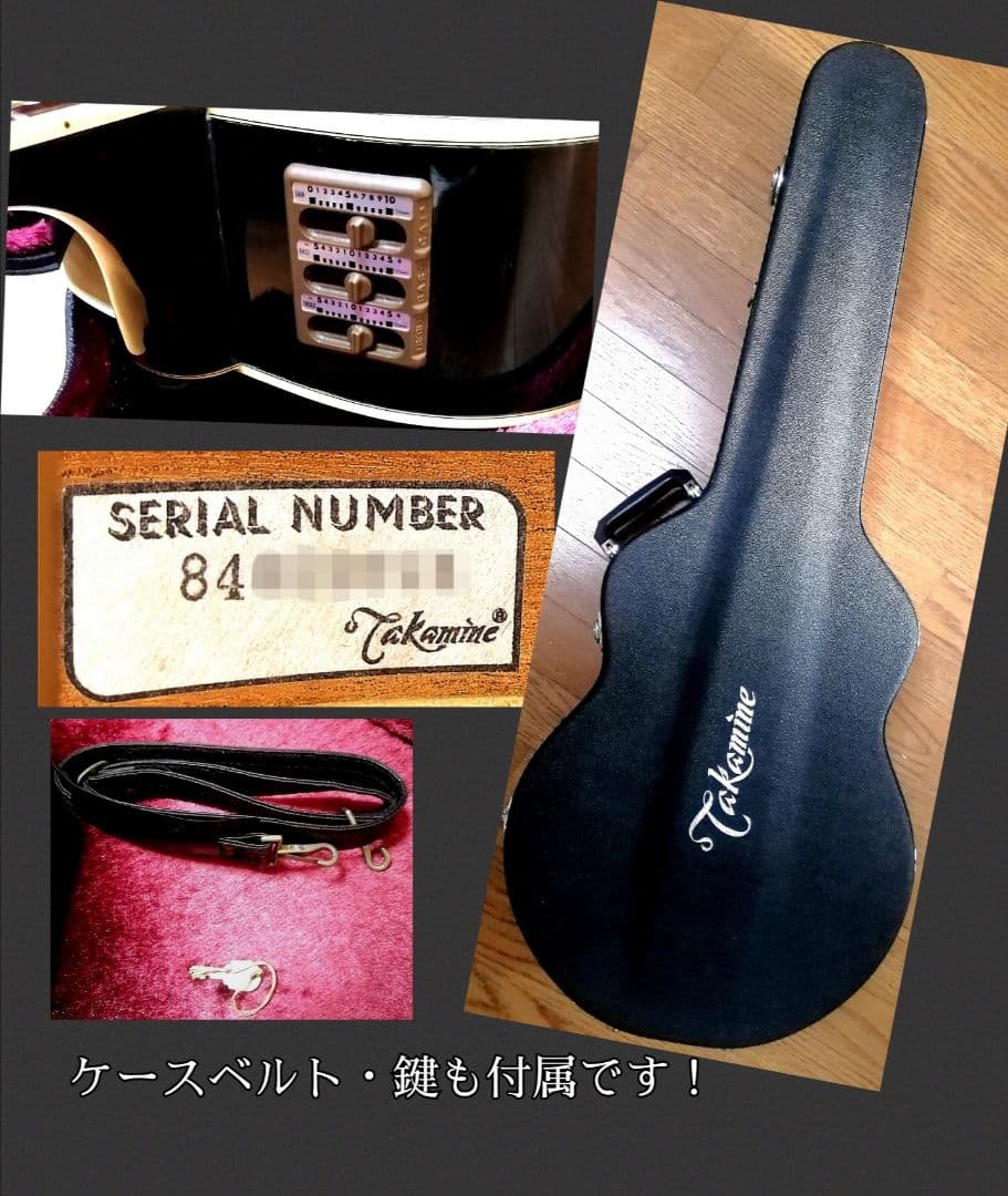 ★希少エレアコ★1984年製★Takamine PT105★純正ハードケース付属