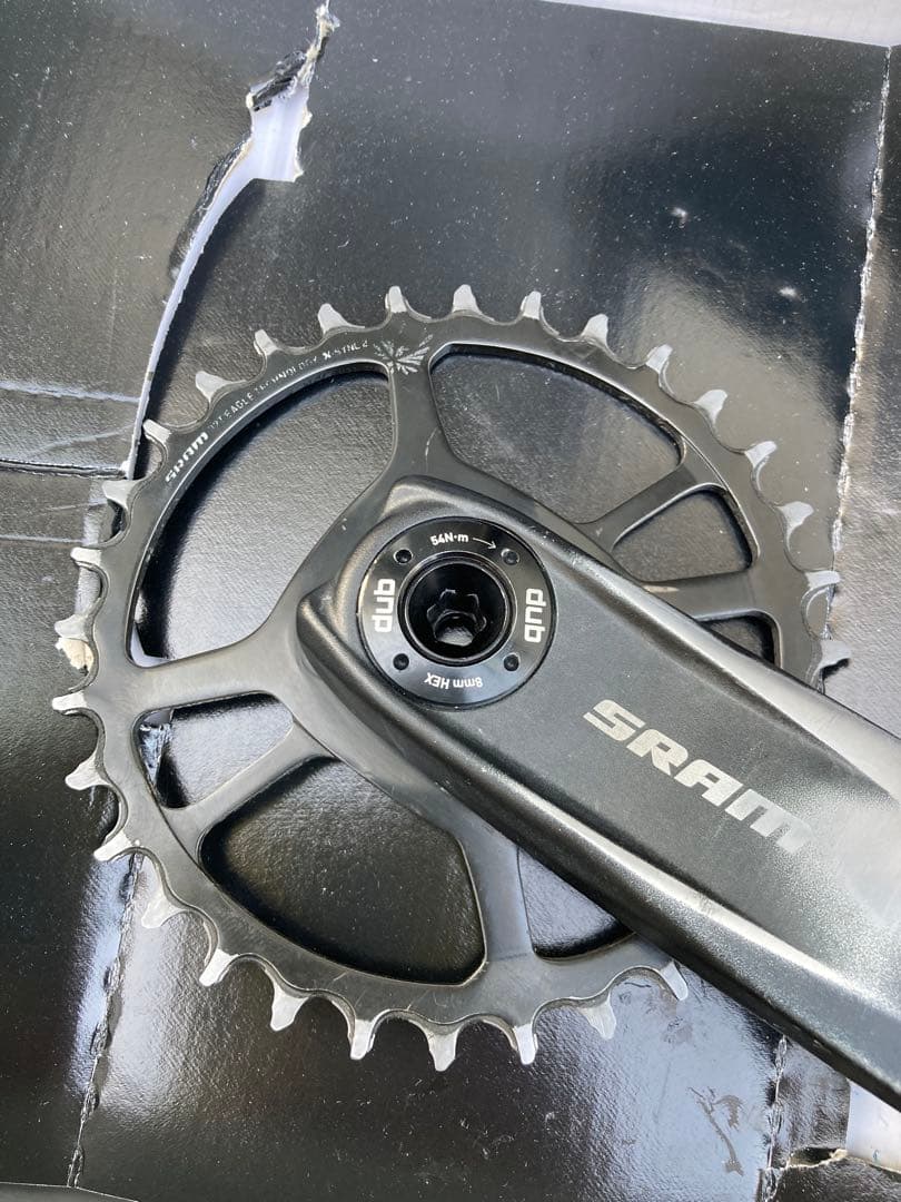 SRAM シングルスピード クランクセット 32T 175㎜　dub boost
