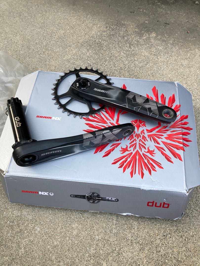SRAM シングルスピード クランクセット 32T 175㎜　dub boost
