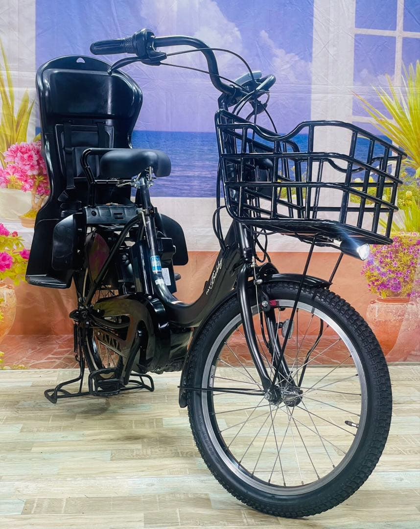 人気モデル！パスバビー12AH⭐️ヤマハ子供乗せ電動アシスト自転車Y3439