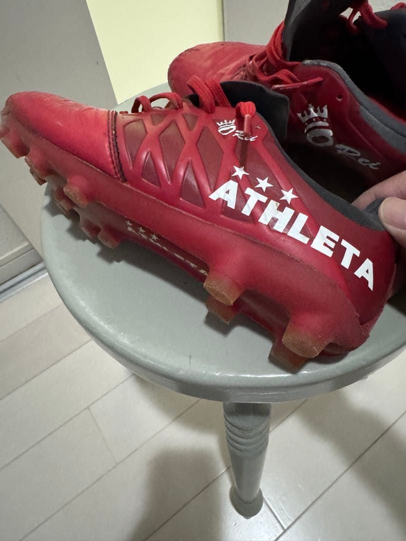 サッカー　スパイク　アスレタスパイク　2足セット　練習用