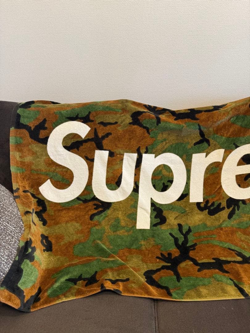 Supreme タオル ビーチタオル ブランケット 迷彩柄 大型