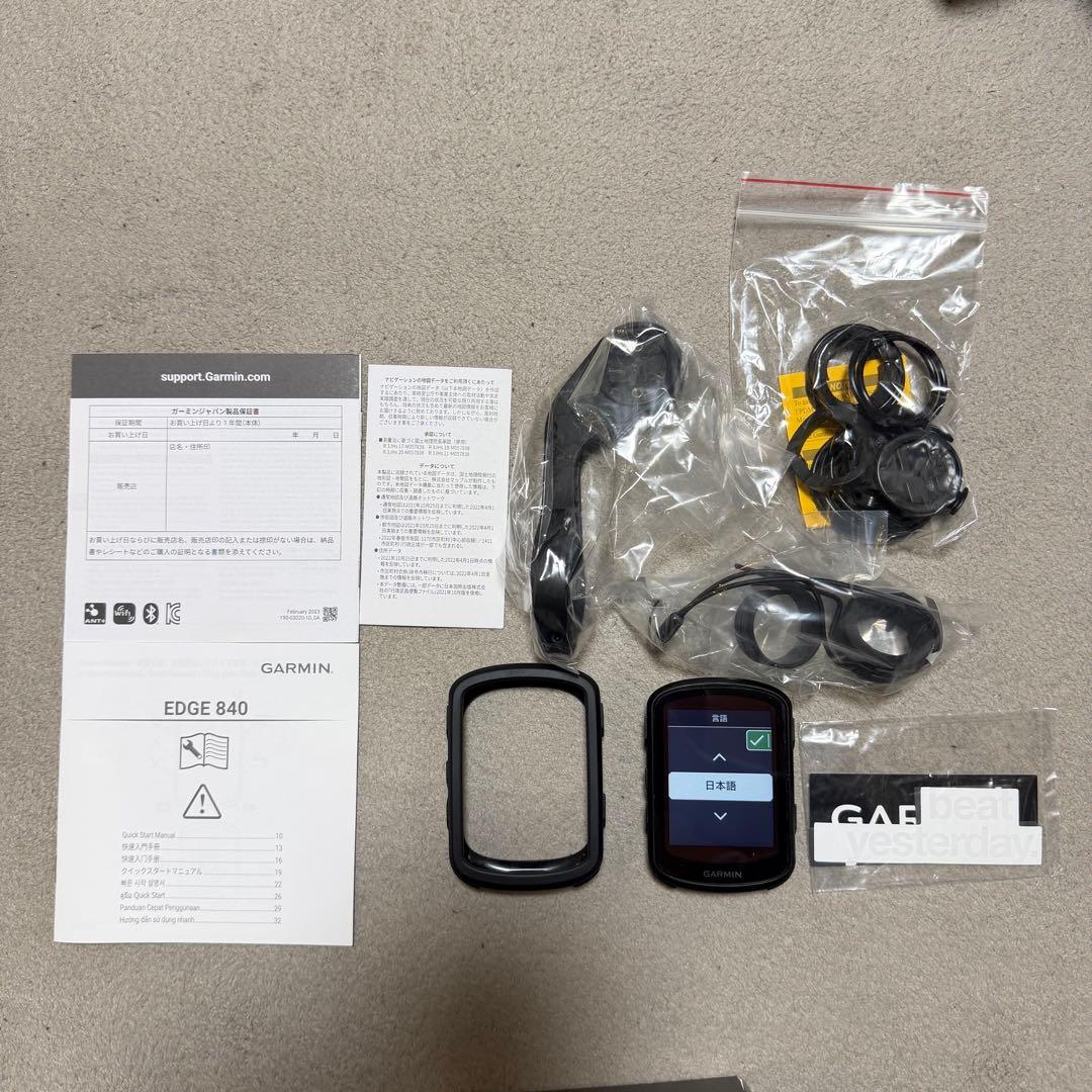 GARMIN EDGE 840 SOLAR バッテリー良好