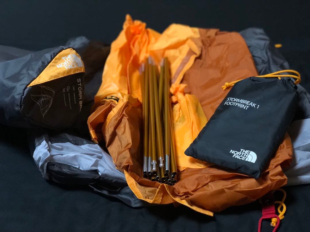 【極美品】ノースフェイス ストームブレーク1 グランドシート付