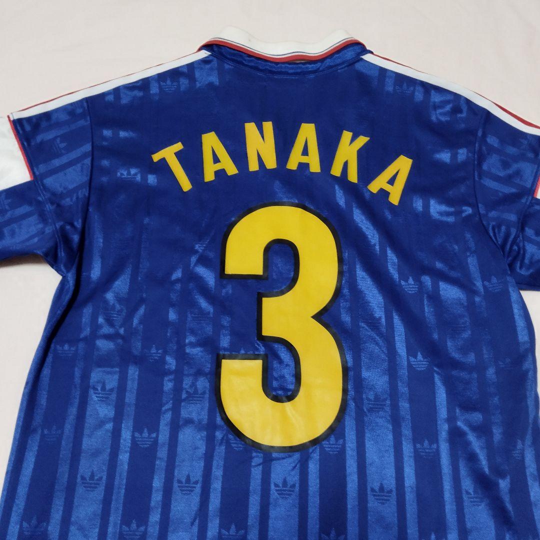 アディダス　日産自動車　田中真二　選手支給品　　　 サッカー　80s 　Mサイズ