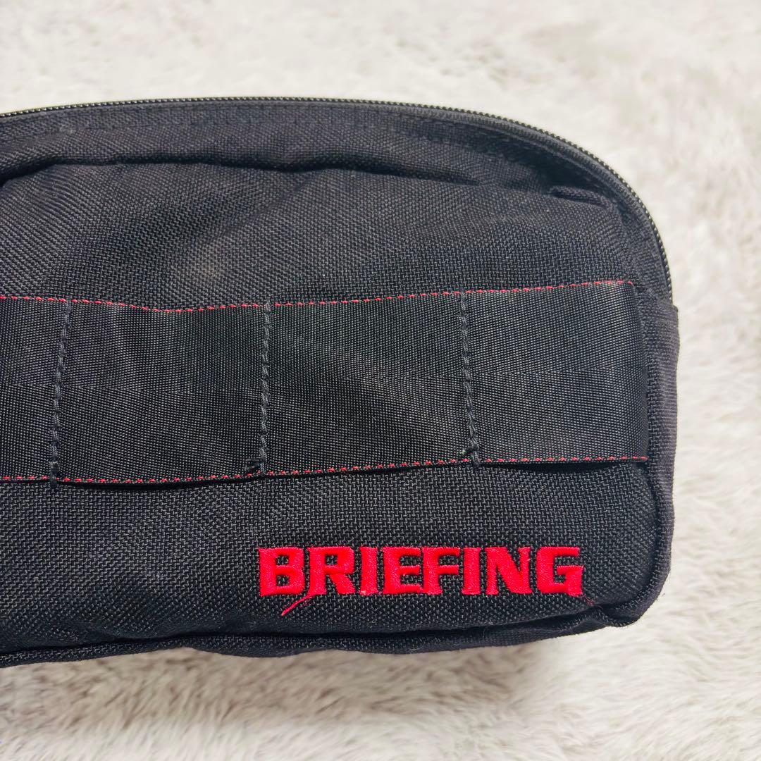 BRIEFING ブリーフィング ダブルジップポーチ ラウンドポーチ
