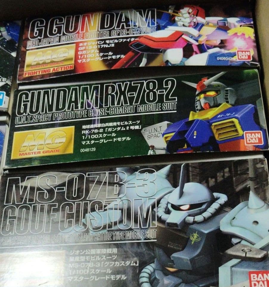 GUNDAM MGモデルキットセット
